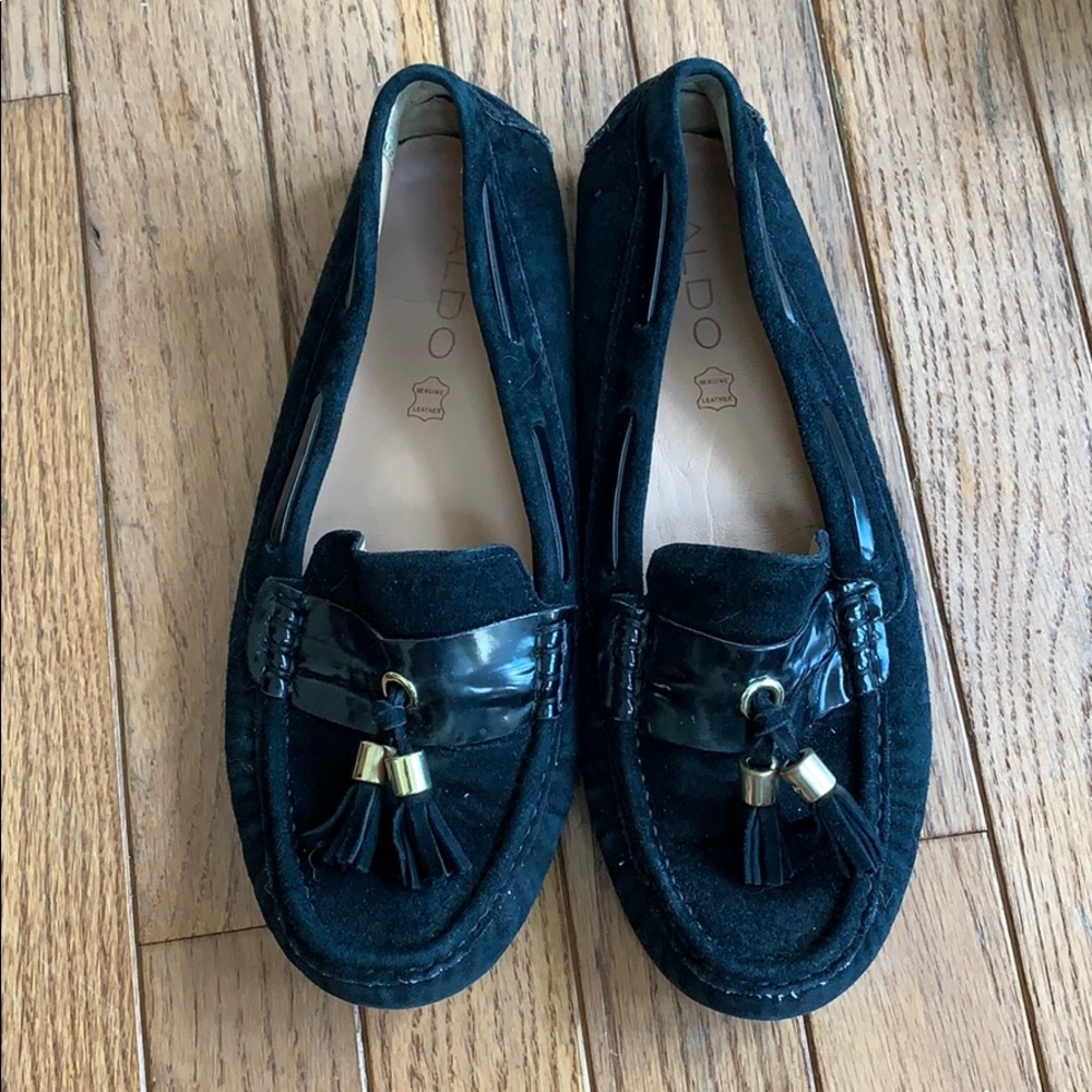 Black Aldo Loafers